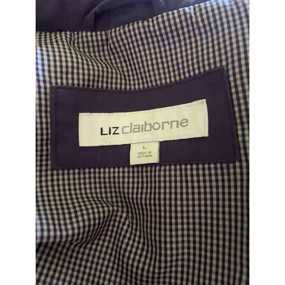 Liz Claiborne Women's Size Large Purple Quilted Jacket‎